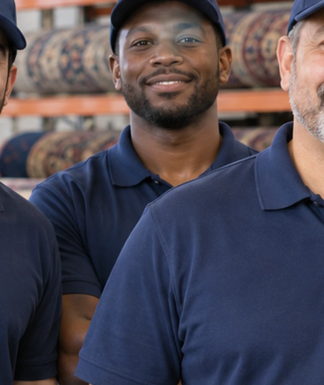 James Lee, rug cleaning and finishing technician