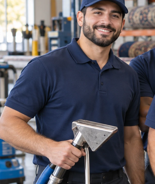 Michael Torres, rug cleaning and fiber identification specialist
